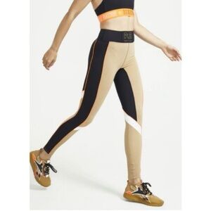 P.E NATION- Track Record Legging Black Tan Size S